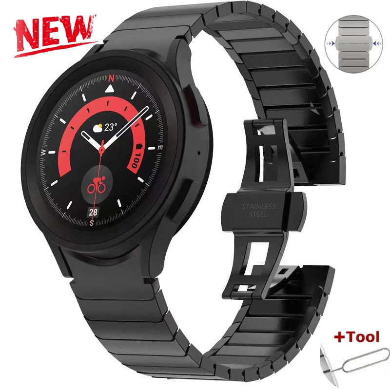 Luxury Watch Galaxy - Tali Jam Tangan Warna Titanium Mewah