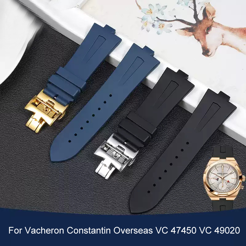 Luxury Watch Vacheron Constantin - Tali Jam Tangan Karet Silikon 25MM-8MM