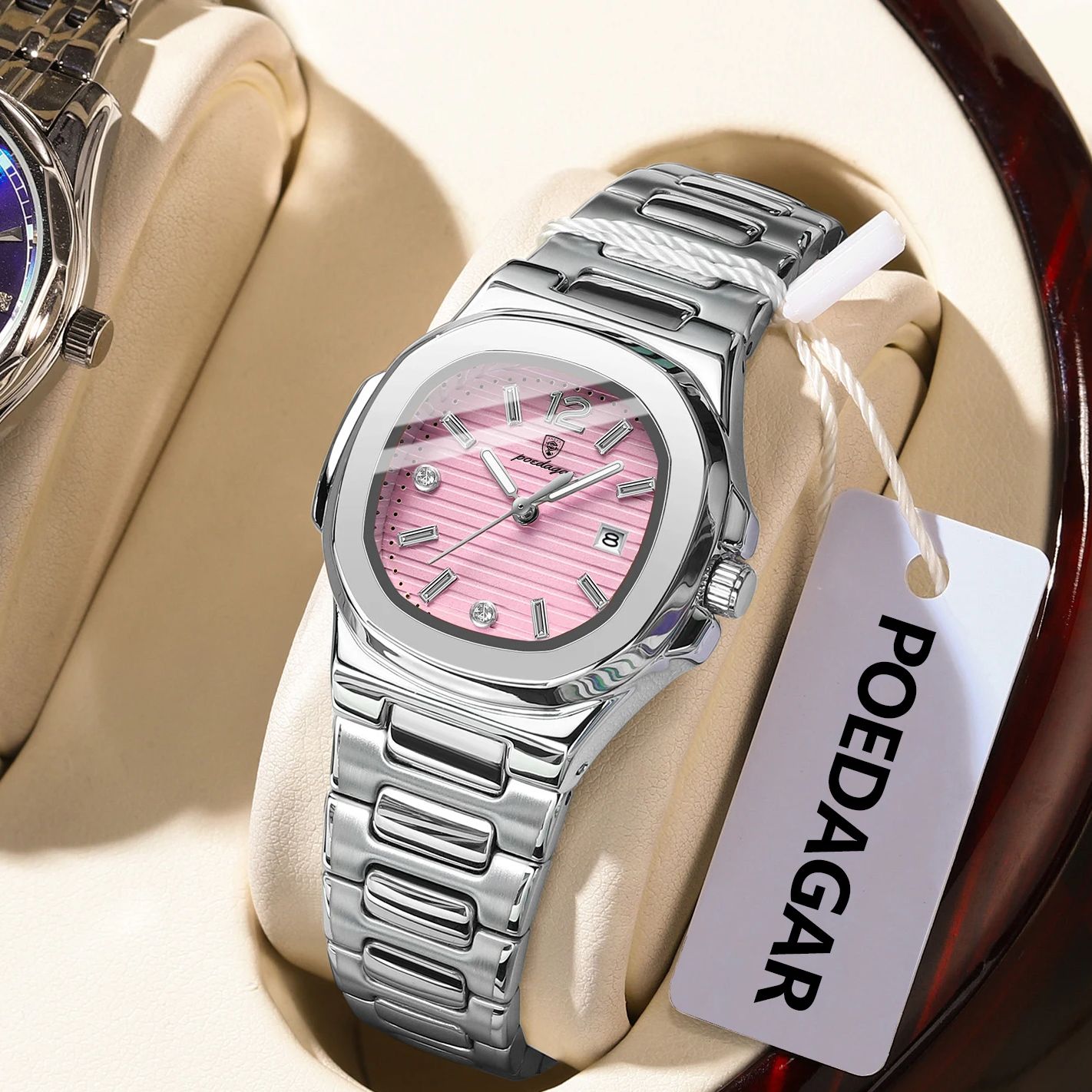 Luxury Watch Girl - Jam Tangan Wanita POEDAGAR Square Fashion,