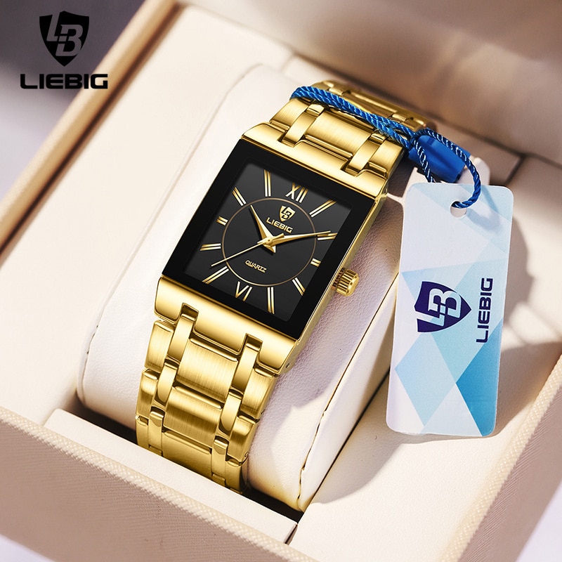 Luxury Watch Kids - LiEBIG Jam Tangan Kuarsa Emas Mewah