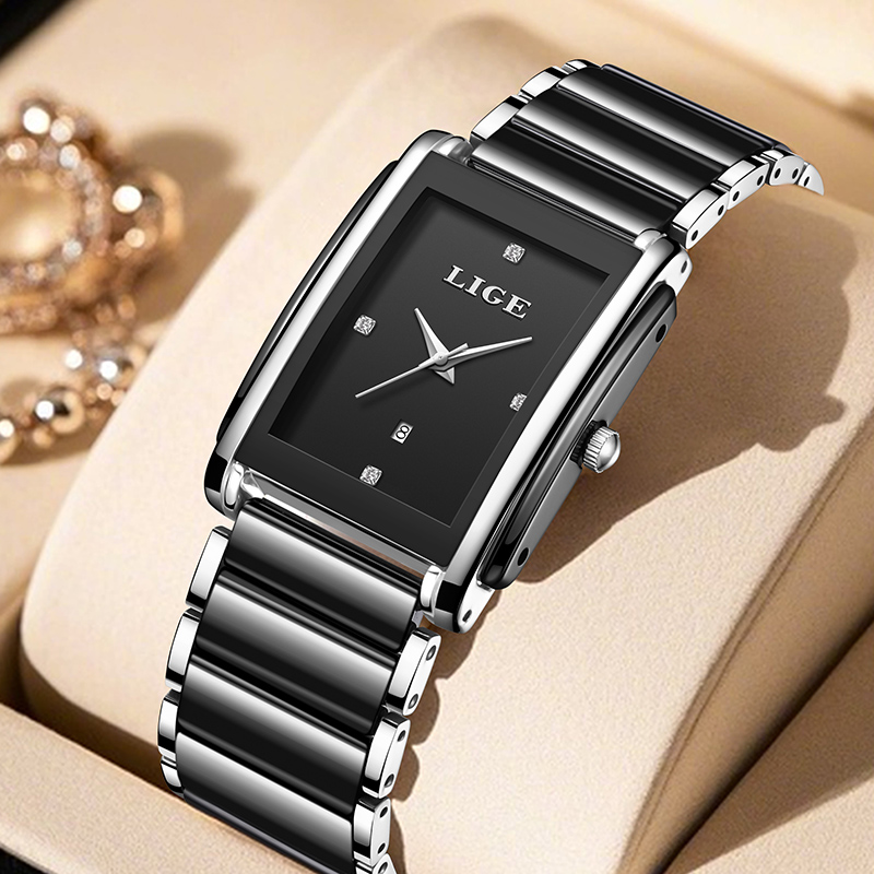Luxury Watch Organizer - LIGE Jam Tangan Wanita Mewah Baru
