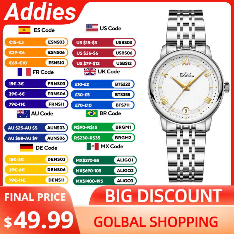 Luxury Watch Women - Addies Jam Tangan Wanita Mewah Baru