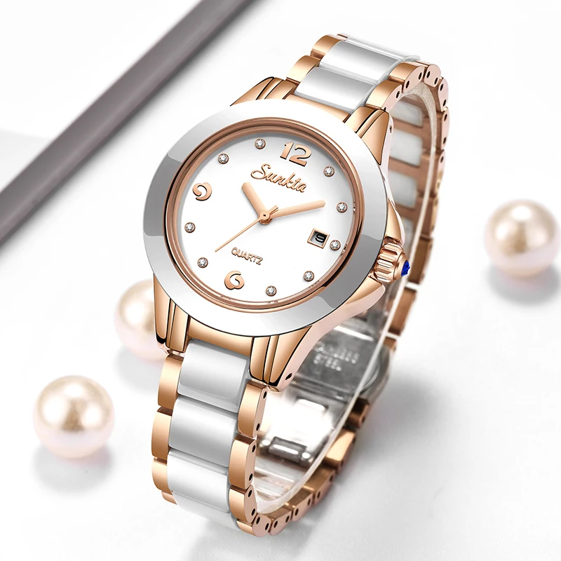 Luxury Watch Women - Sunkta Jam Tangan Wanita Kuarsa Kasual