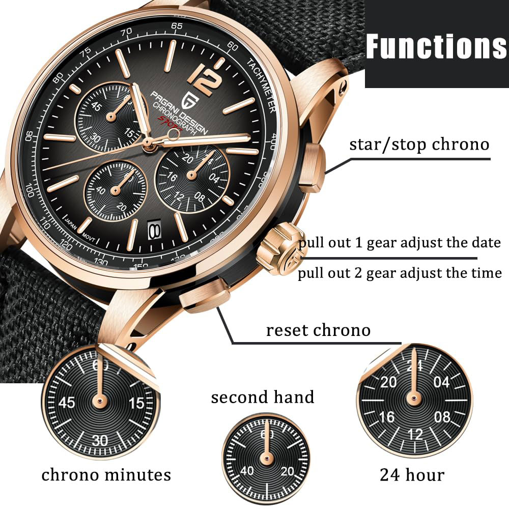 Luxury Watch Quality - PAGANI DESIGN Jam Tangan Pria Baru