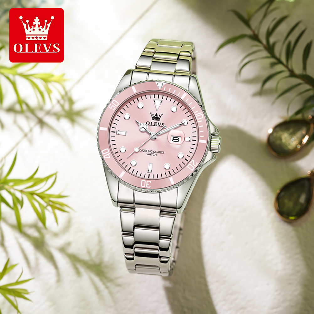 Luxury Watch Girl - OLEVS Jam Tangan Wanita Kuarsa Mewah