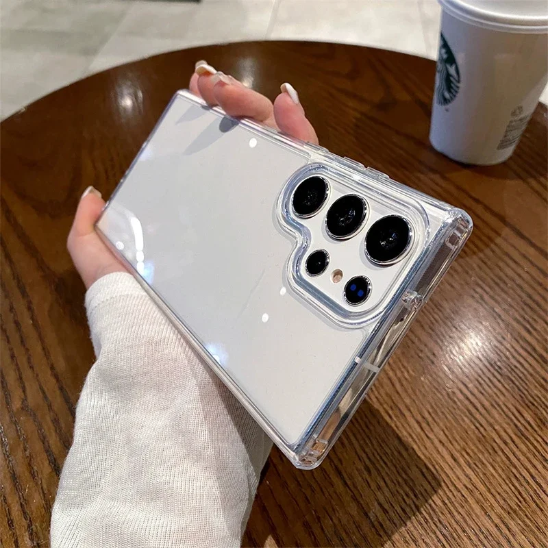 Luxury Watch Galaxy - Casing Ponsel Akrilik Keras Transparan Mewah