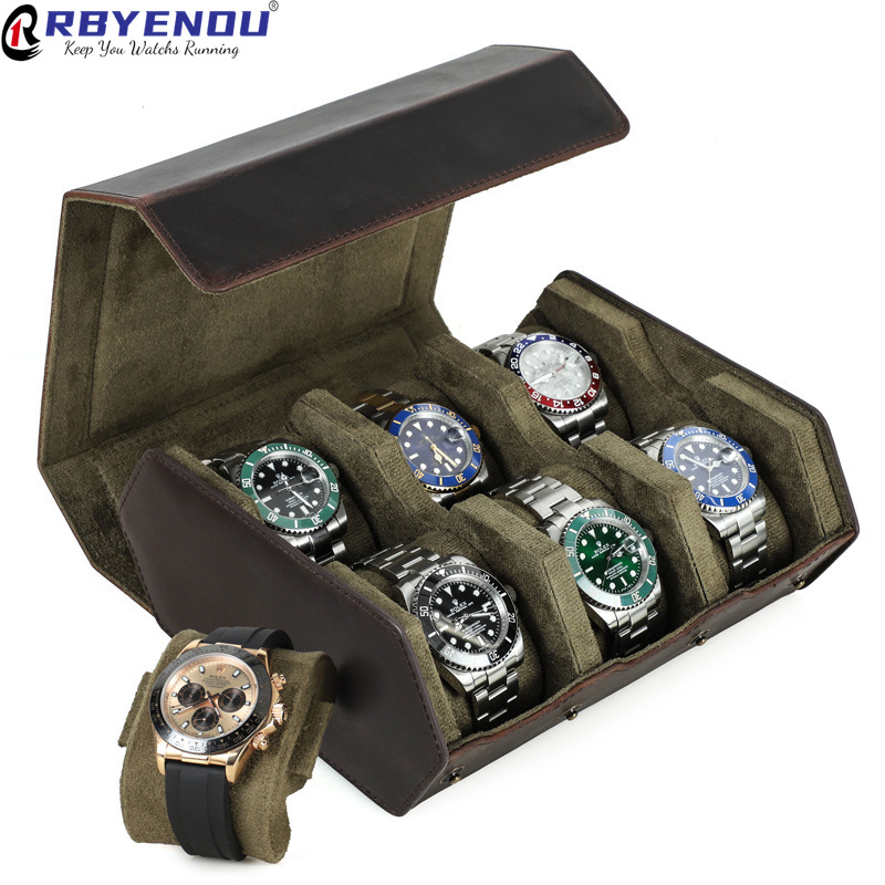 Luxury Watch Brands Logo - Kotak Penyimpanan Jam Tangan Kulit Asli