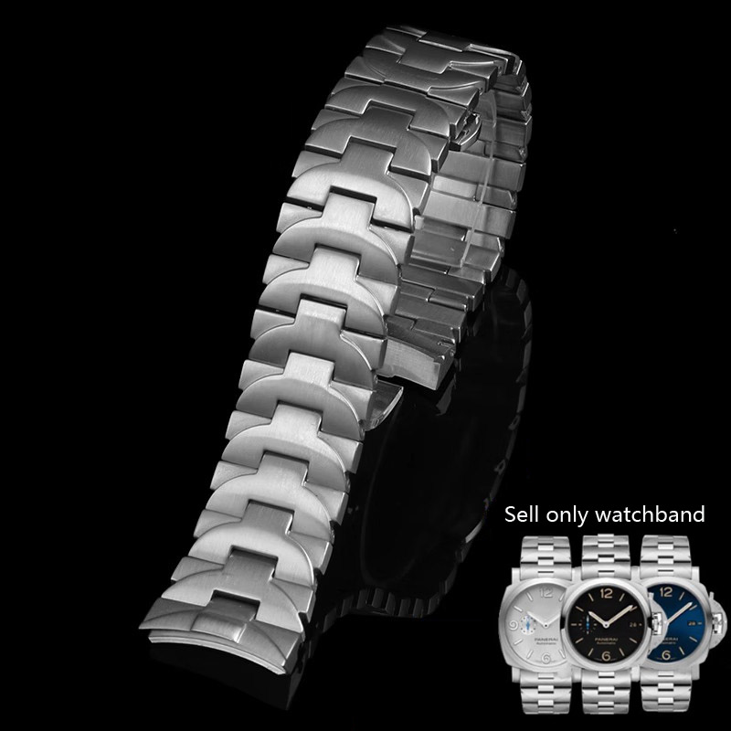 Luxury Watch Panerai - Gelang Baja Tahan Karat 22mm 24mm