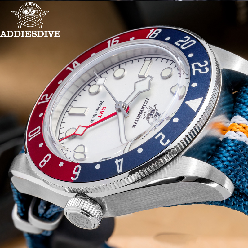 Gmt Dual Timezone Watch - Jam Tangan ADDIESDIVE 515-24H Dual Time