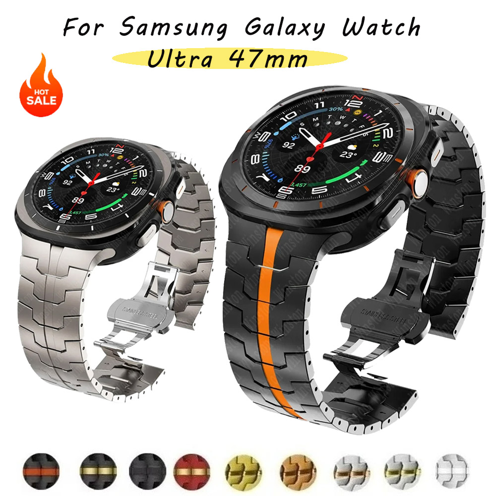 Luxury Watch Galaxy - Tali Titanium untuk Jam Tangan Samsung