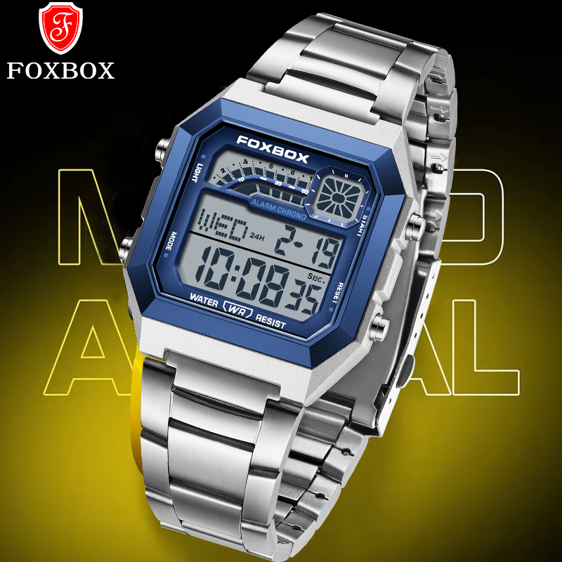 Luxury Watch For Men - Jam Tangan Pria Digital Mewah FOXBOX