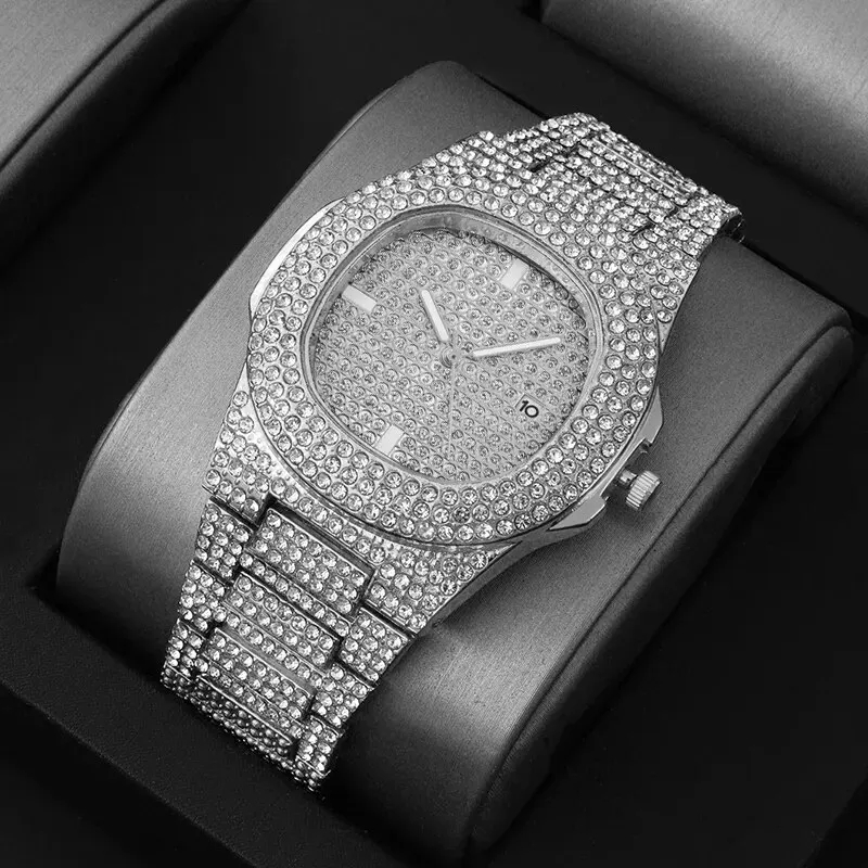 Luxury Watch Trading - Jam Tangan Pria Berlian Penuh Model