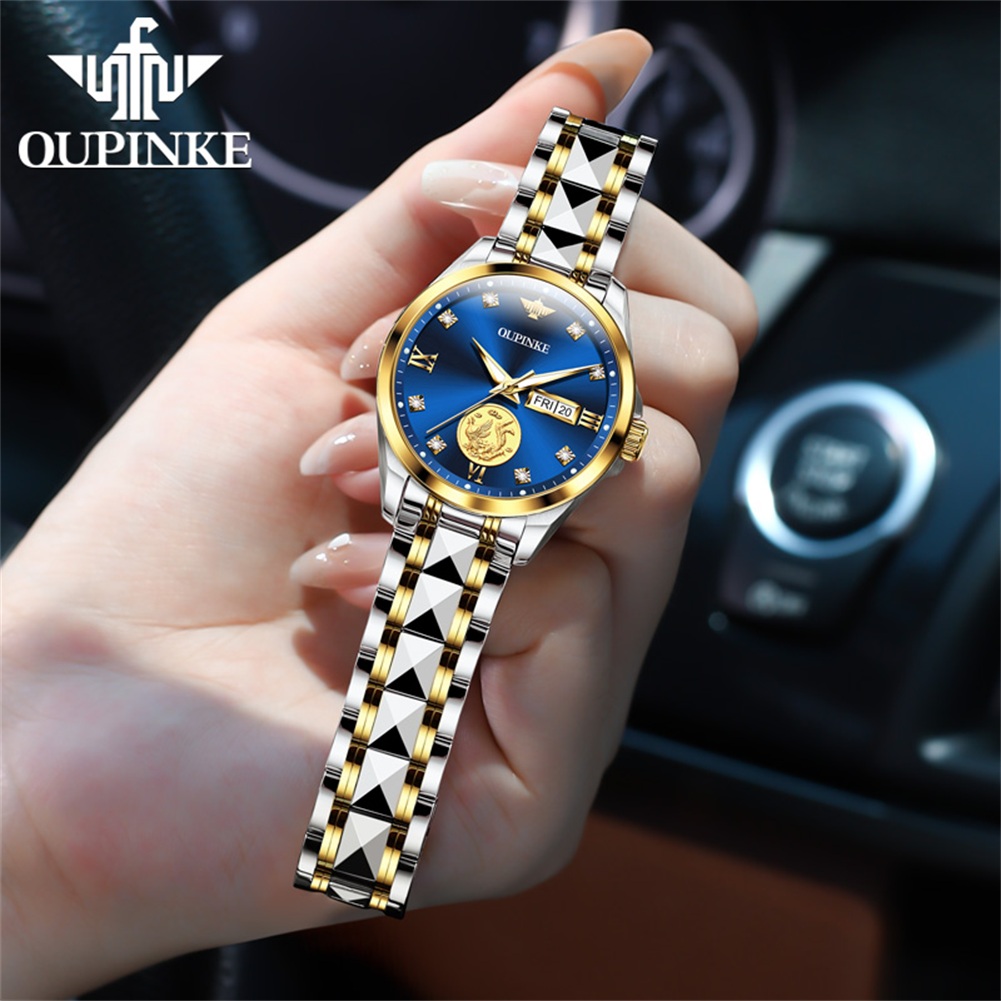 Luxury Watch Brands Logo - OUPINKE Jam Tangan Wanita Jam Tangan