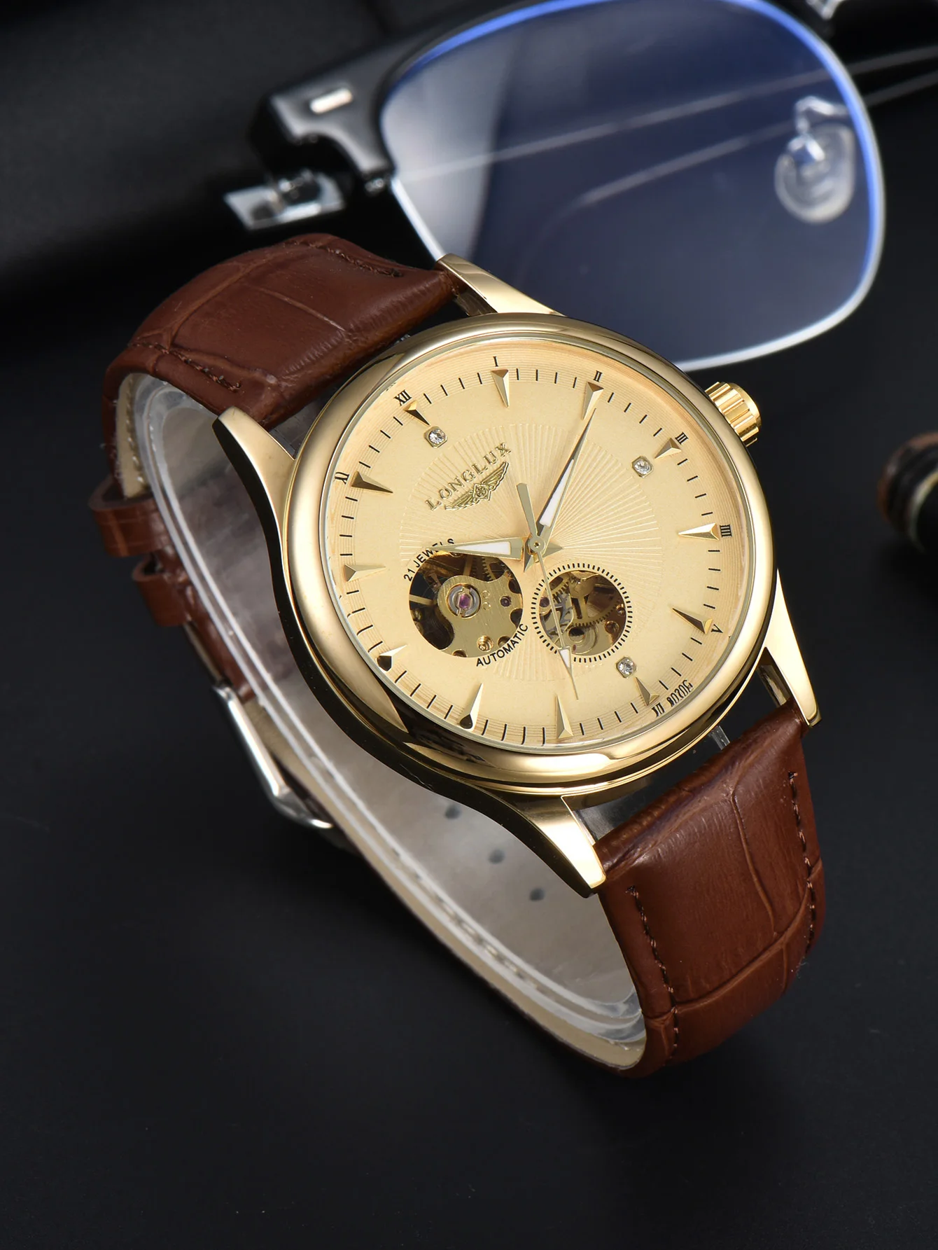 Rolex Watch Datejust - Jam Tangan Otomatis LONGLUX Gaya Elegan