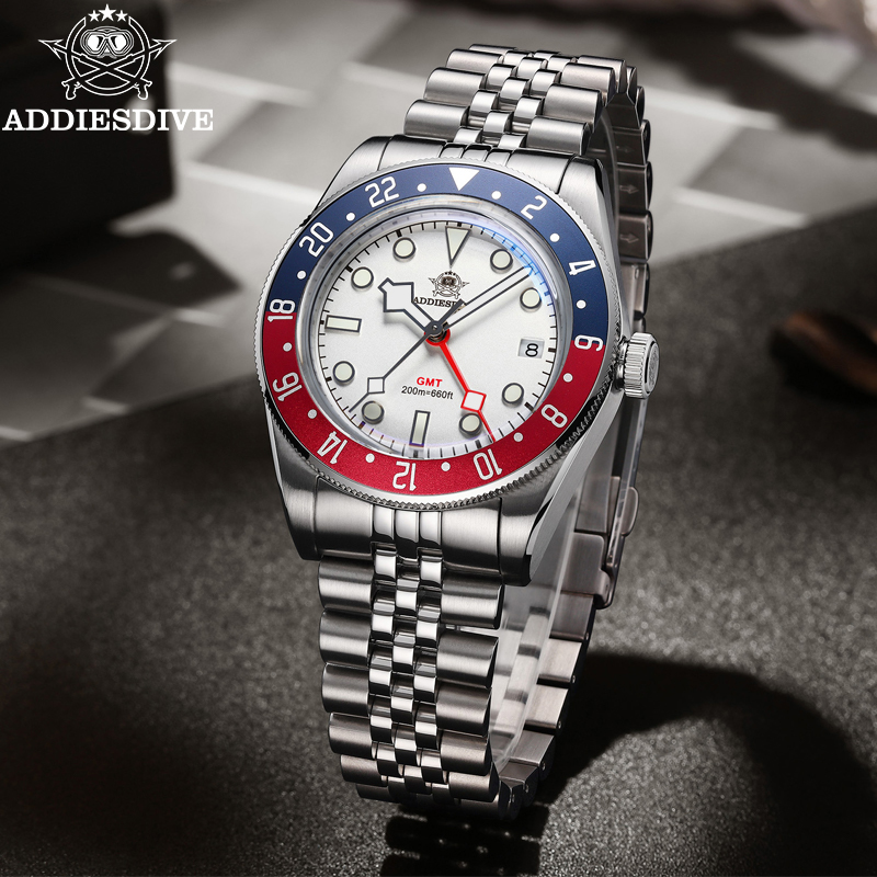 ADDIESDIVE Jam Tangan Kuarsa P - Gmt Dual Timezone Watch ulasan dan harga
