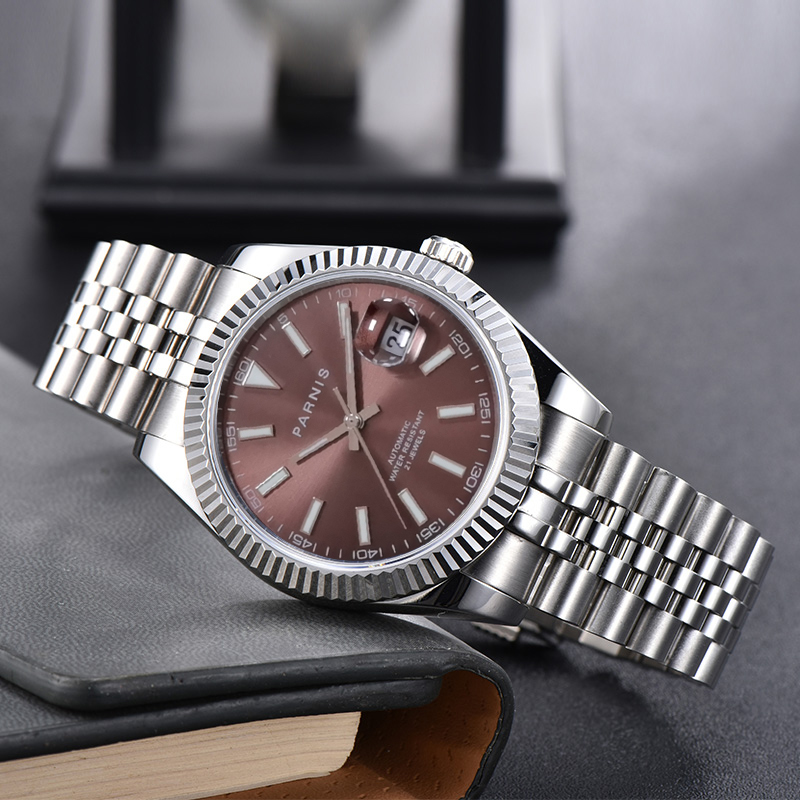 Jam Tangan Pria Fashion Parnis - Rolex Watch Datejust ulasan dan harga