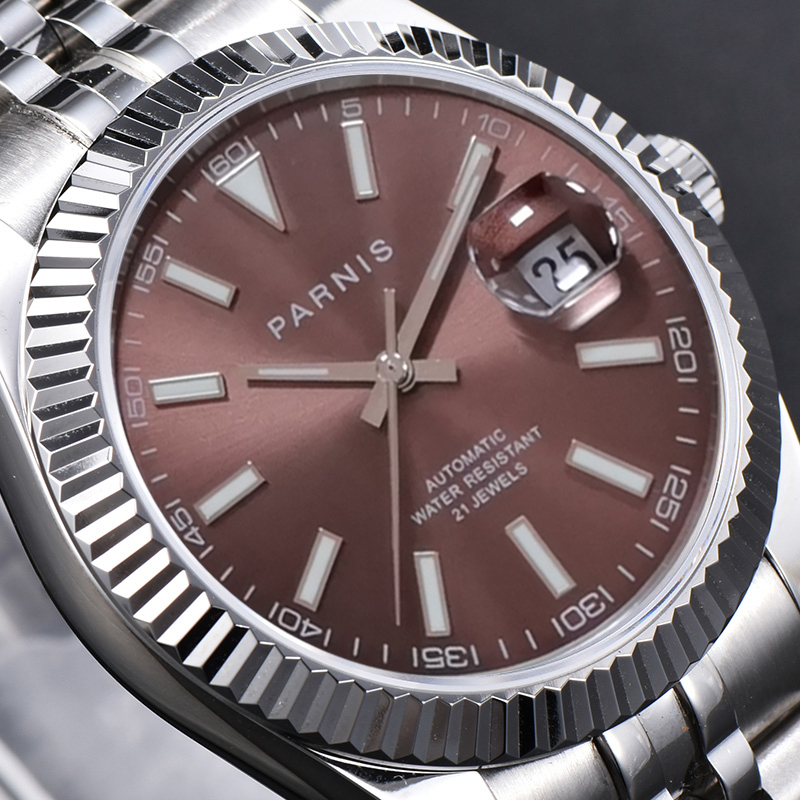 Jam Tangan Pria Fashion Parnis - Rolex Watch Datejust ulasan dan harga