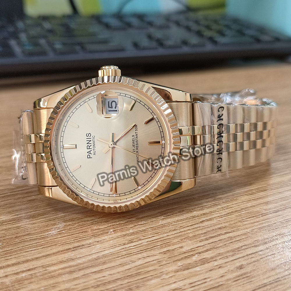 Parnis jam tangan otomatis pri - Rolex Watch Datejust ulasan dan harga