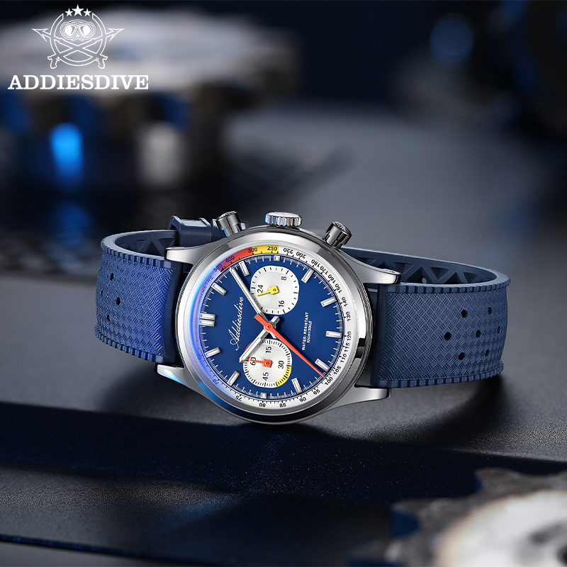 ADDIESDIVE Jam Tangan Chronogr - Luxury Watch Rubber Strap ulasan dan harga