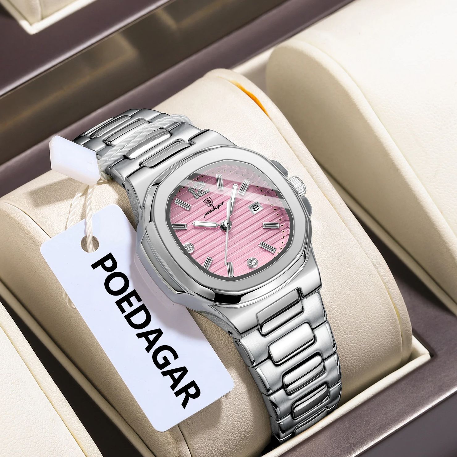 Jam Tangan Wanita POEDAGAR Squ - Luxury Watch Girl ulasan dan harga
