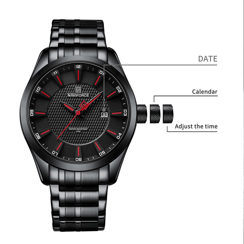NAVIFORCE Jam Tangan Kuarsa Pr - Luxury Watch Trading ulasan dan harga