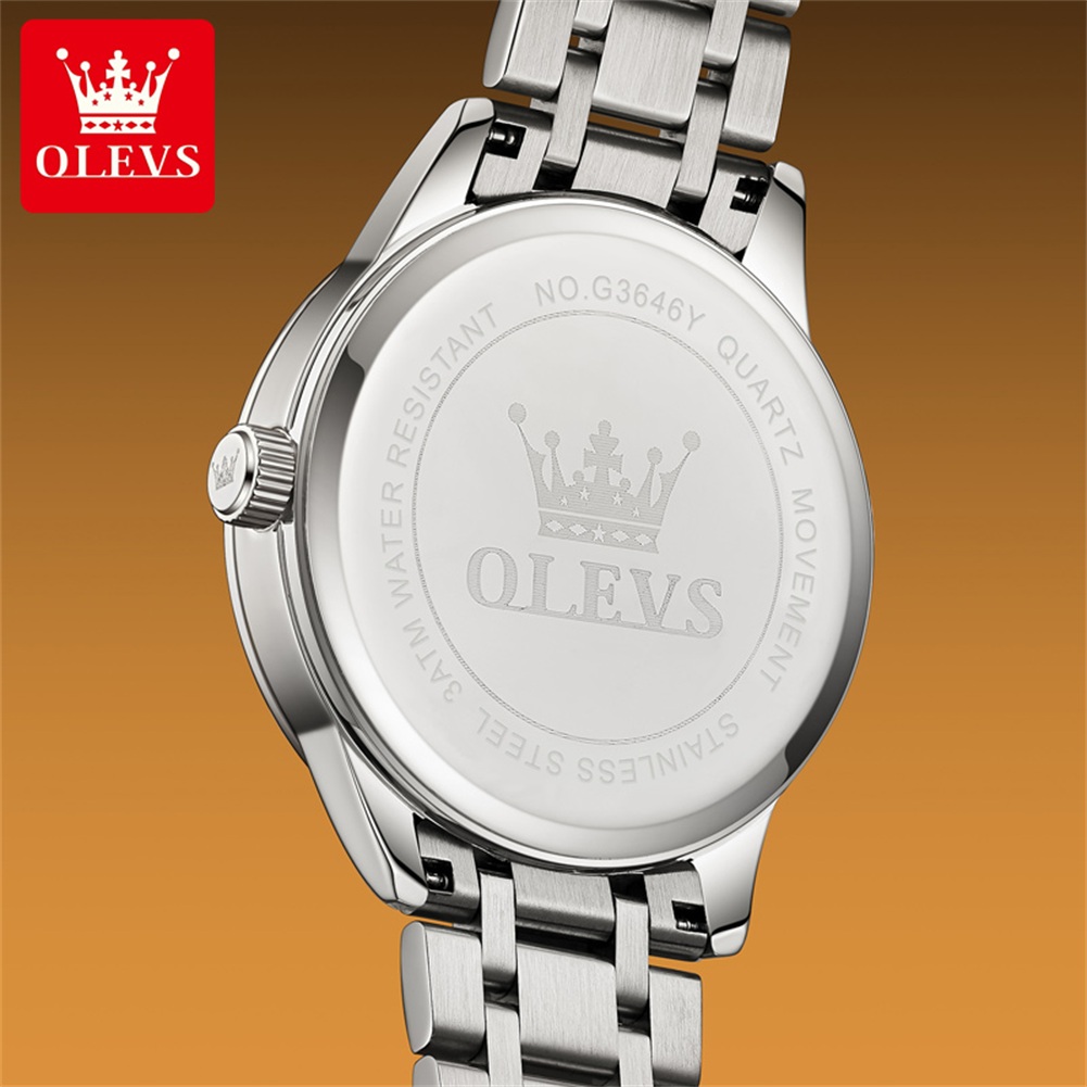OLEVS Moon Phase Jam Tangan Pr - Luxury Watch For Men ulasan dan harga