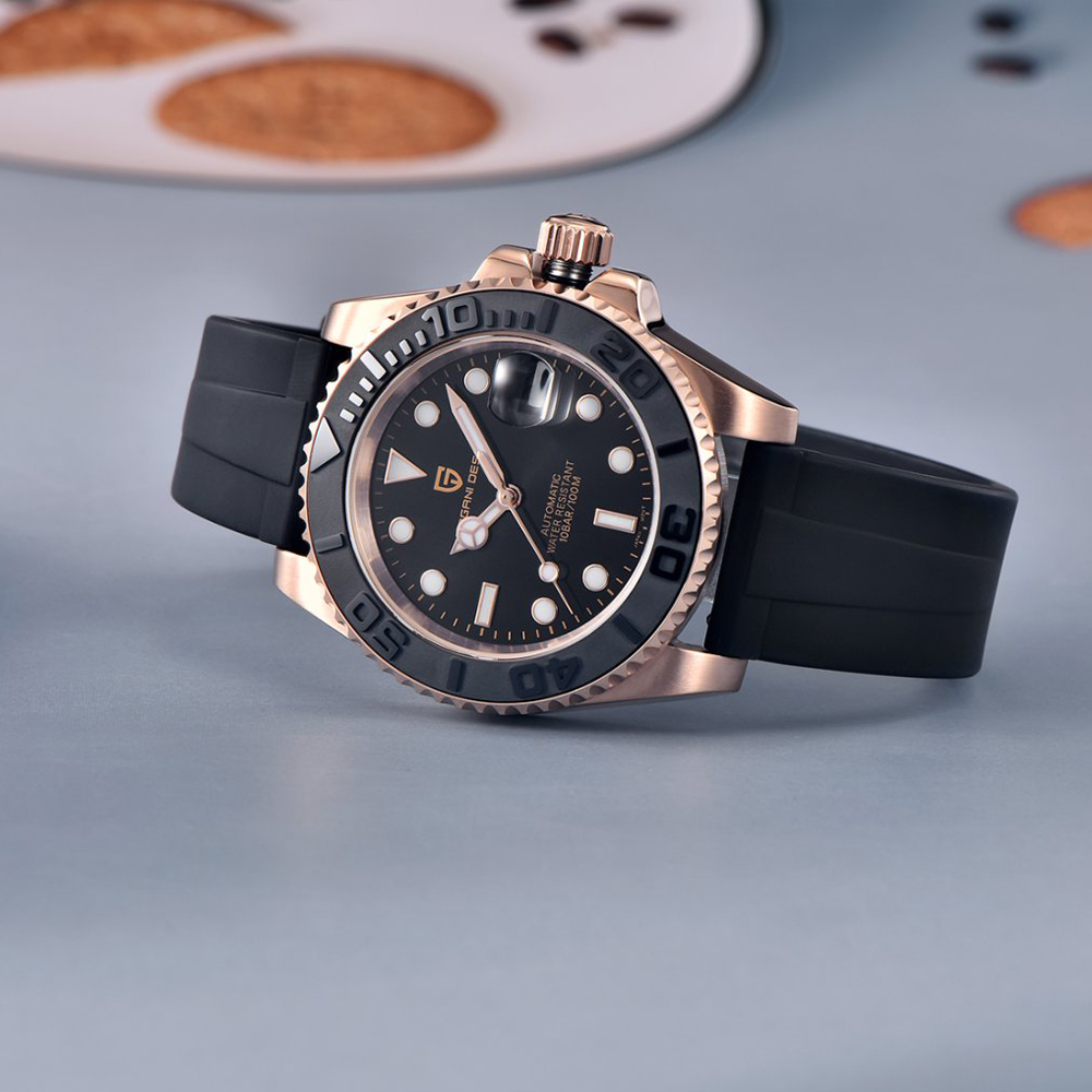 Jam Tangan Otomatis PAGANI DES - Luxury Watch Rubber Strap ulasan dan harga