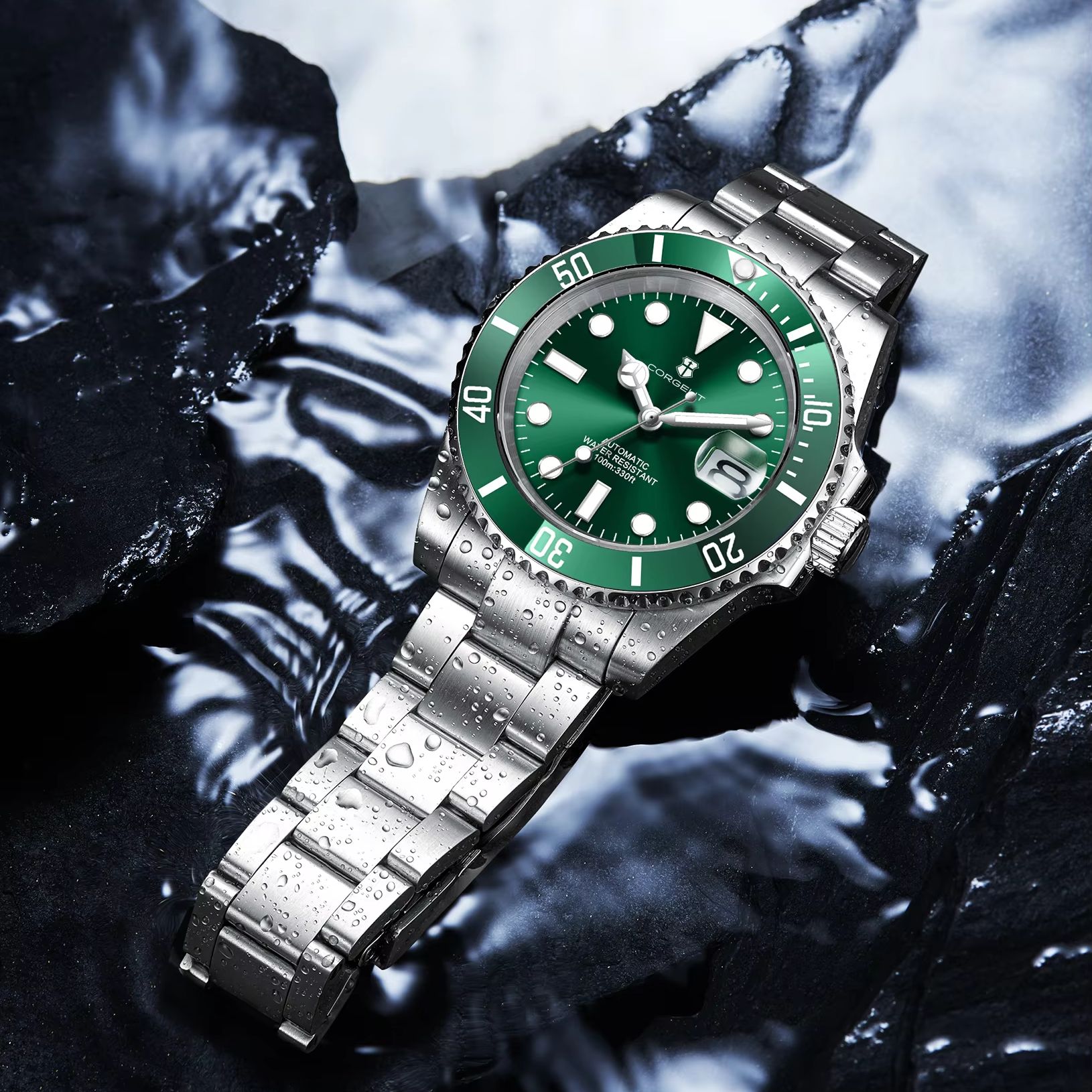 Logo CUSTOM 40mm 515 GMT Jam T - Luxury Watch Brands Logo ulasan dan harga