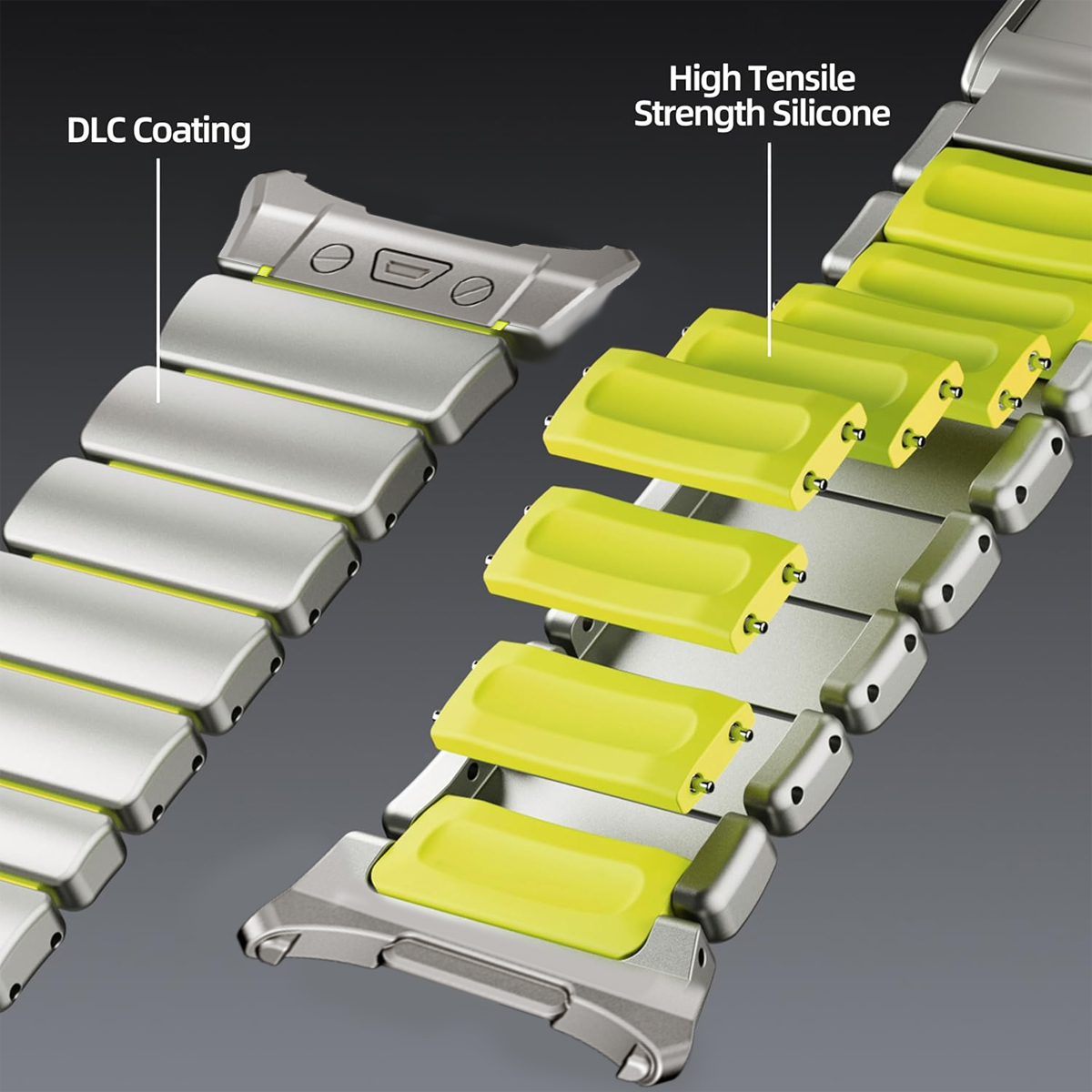 Strap Titanium untuk Samsung G - Luxury Watch Galaxy ulasan dan harga