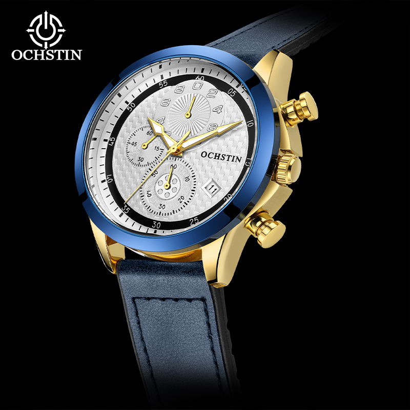 OCHSTIN Jam Tangan Gerakan Kua - Luxury Watch Rubber Strap ulasan dan harga