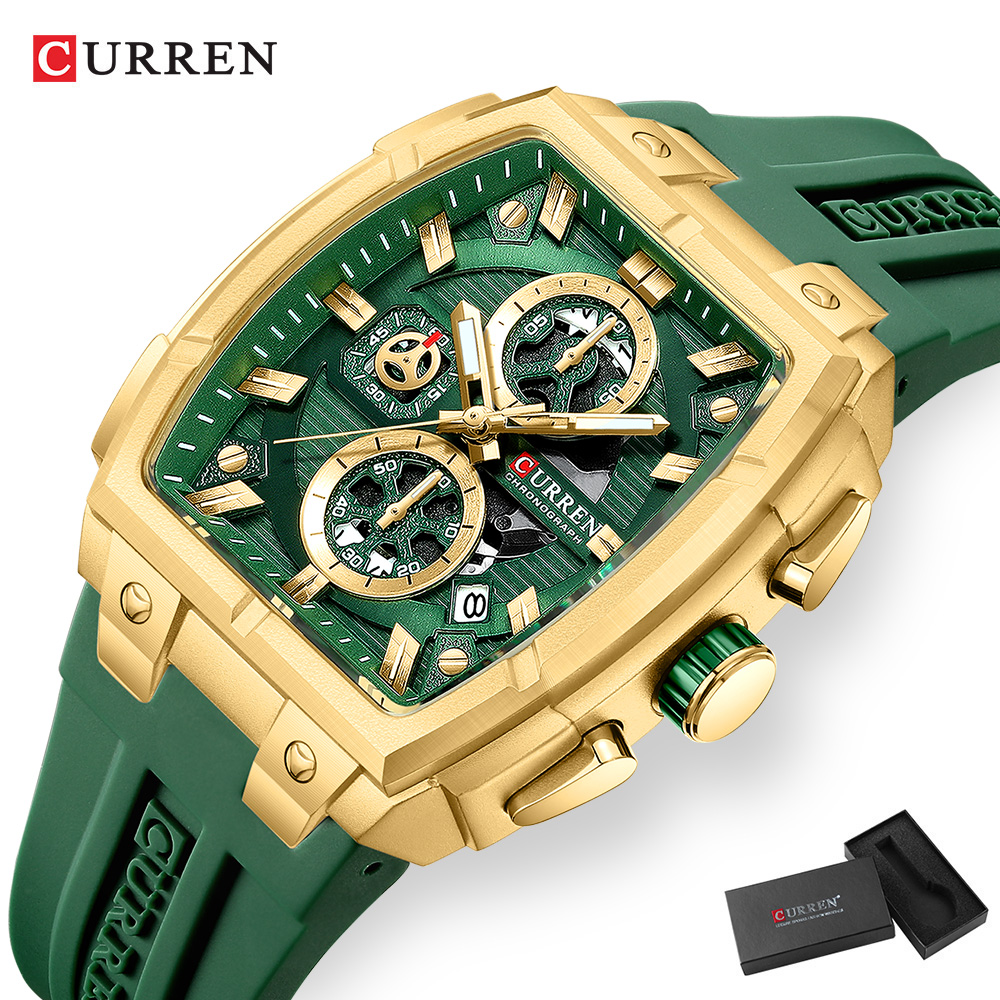 Jam Tangan Mewah Vintage CURRE - Luxury Watch Quality ulasan dan harga