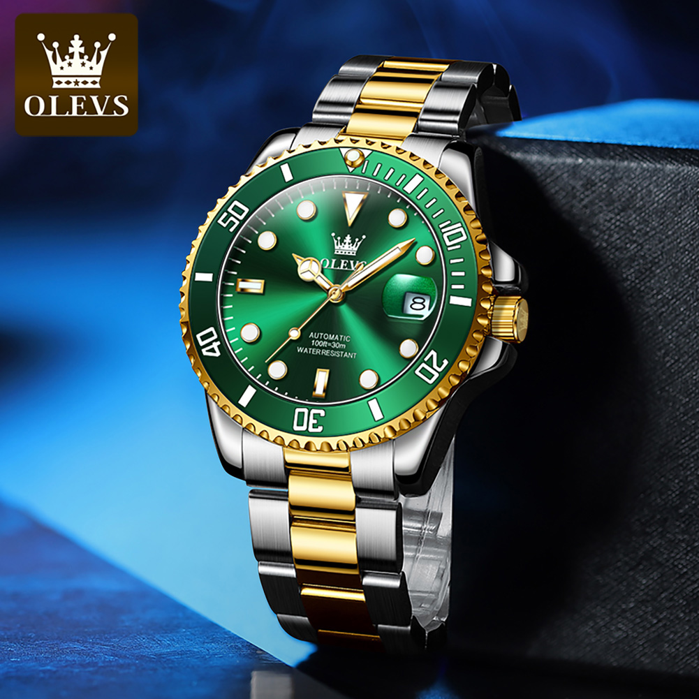 OLEVS 6650 Jam Tangan Mekanik  - Rolex Watch Datejust ulasan dan harga