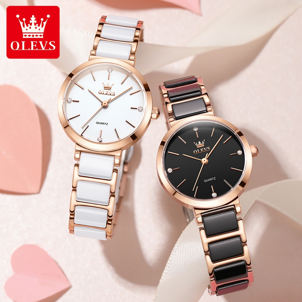 Jam Tangan Wanita OLEVS 5877 M - Luxury Watch Organizer ulasan dan harga