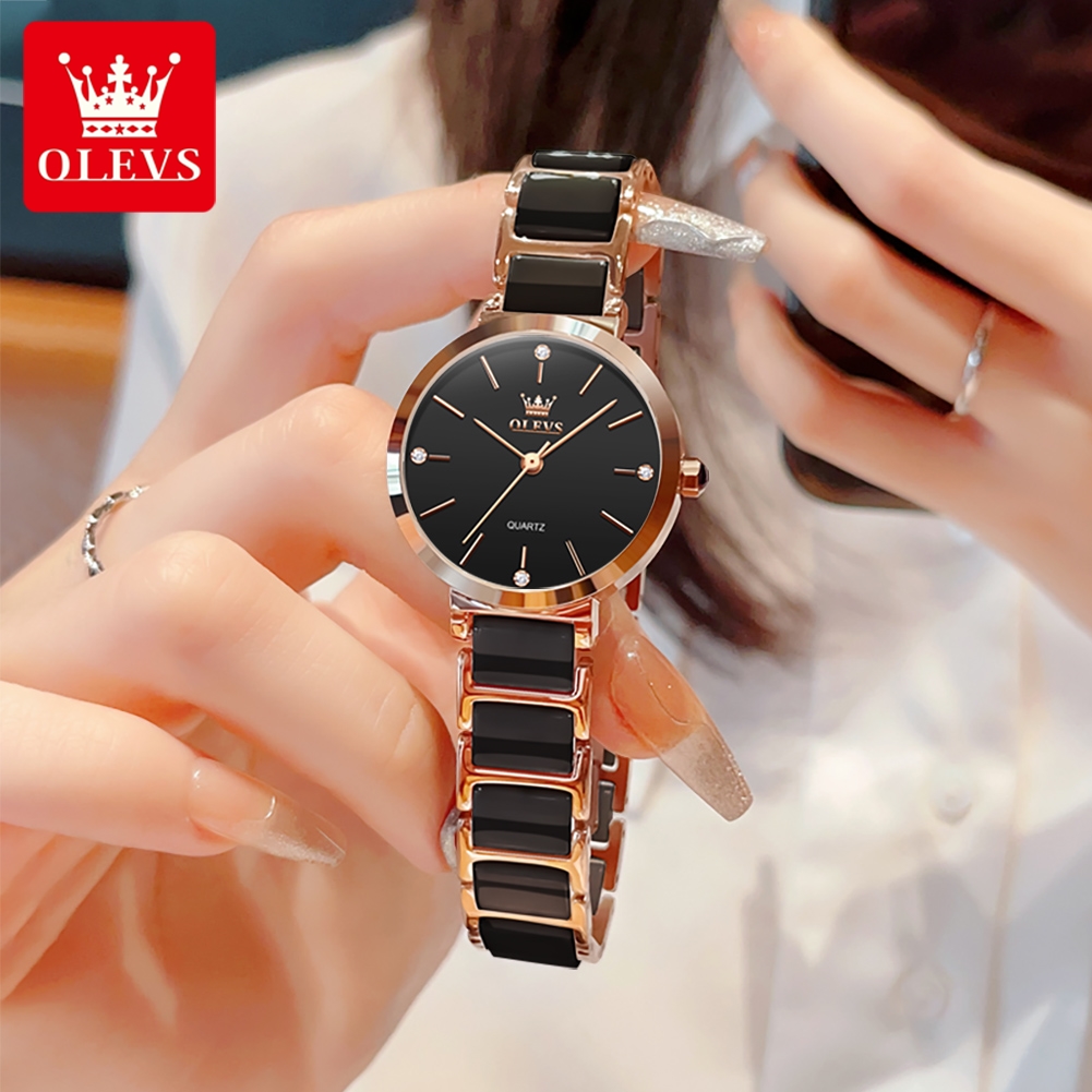 Jam Tangan Wanita OLEVS 5877 M - Luxury Watch Organizer ulasan dan harga