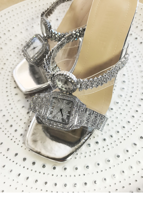 Sepatu hak tinggi kristal desa - Luxury Watch Women ulasan dan harga