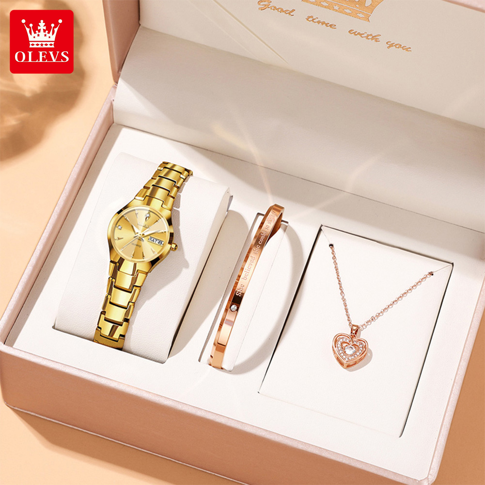OLEVS Jam Tangan Wanita 8697 J - Luxury Watch Women ulasan dan harga