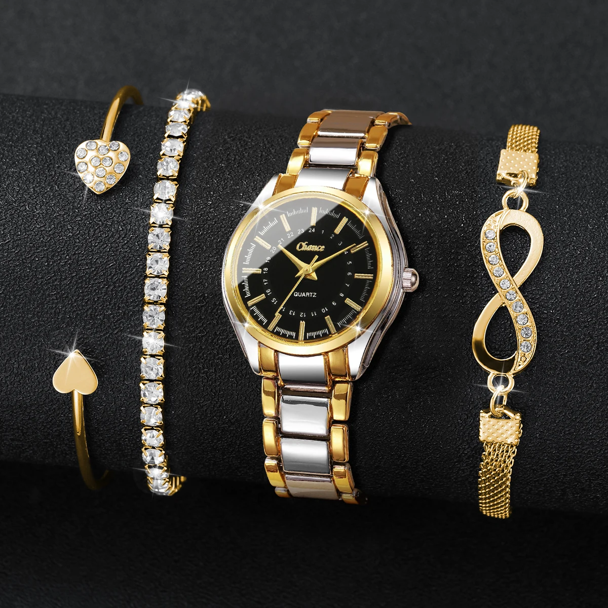 4 Buah Jam Tangan Wanita Elega - Luxury Watch Girl ulasan dan harga