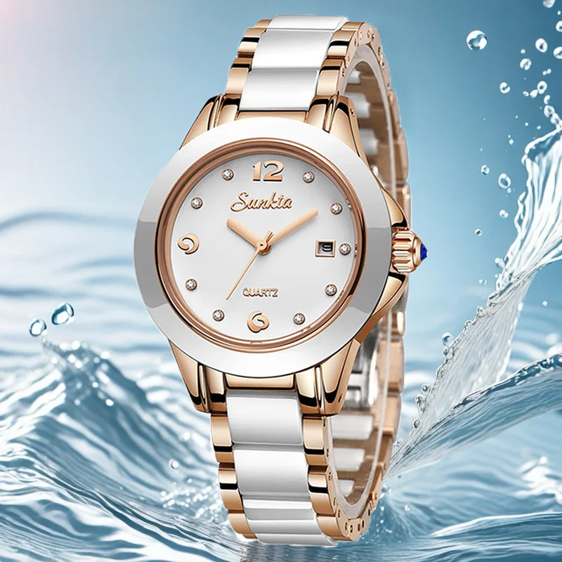 Sunkta Jam Tangan Wanita Kuars - Luxury Watch Women ulasan dan harga