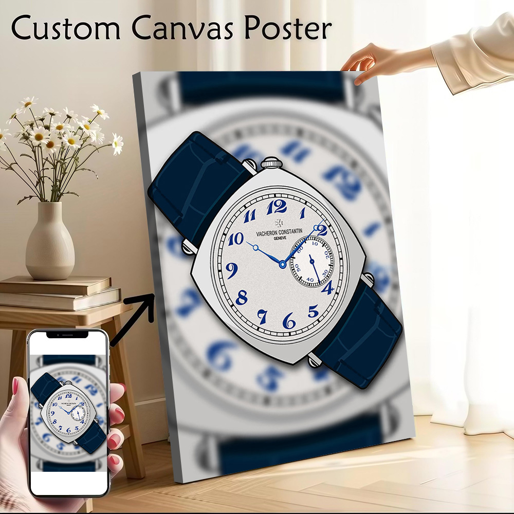 Poster Kanvas Cetak Jam Tangan - Luxury Watch Vacheron Constantin ulasan dan harga