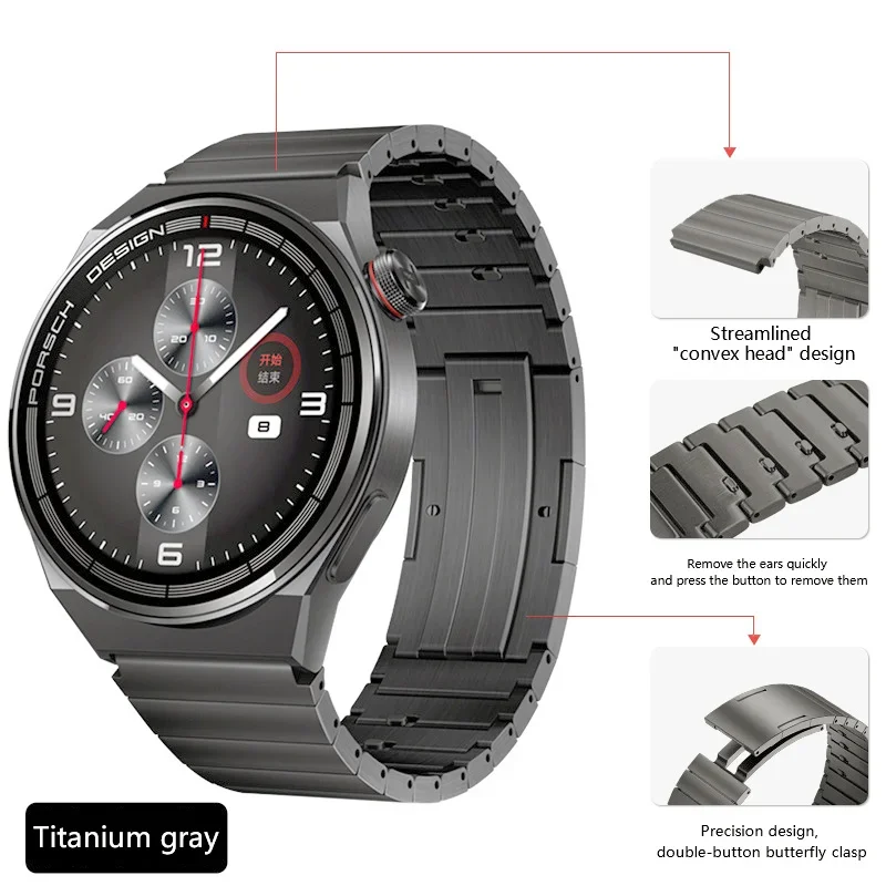 Gelang logam Titanium pas cepa - Luxury Watch Galaxy ulasan dan harga