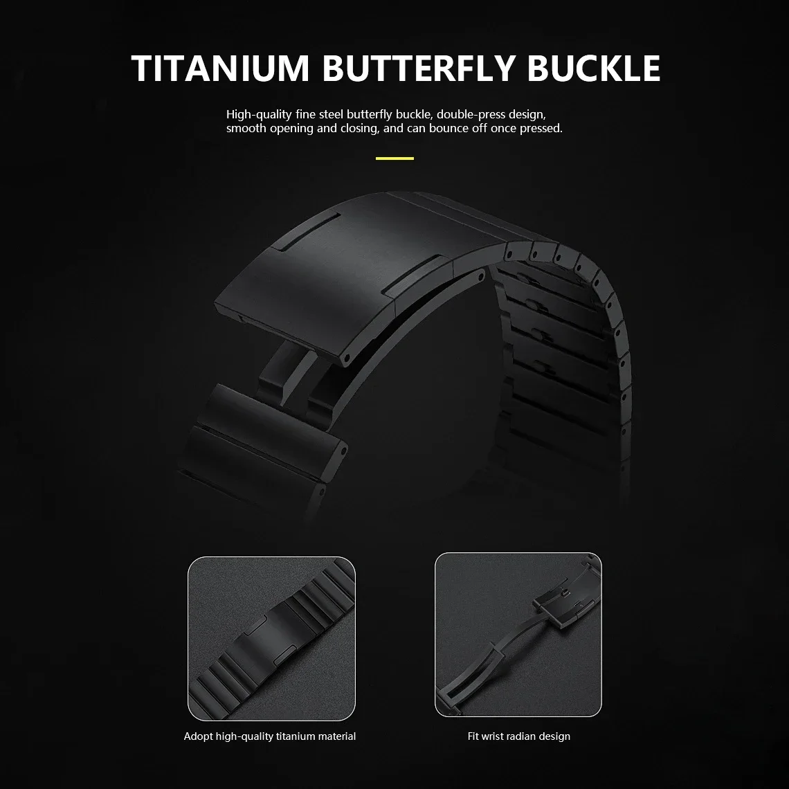 Gelang logam Titanium pas cepa - Luxury Watch Galaxy ulasan dan harga