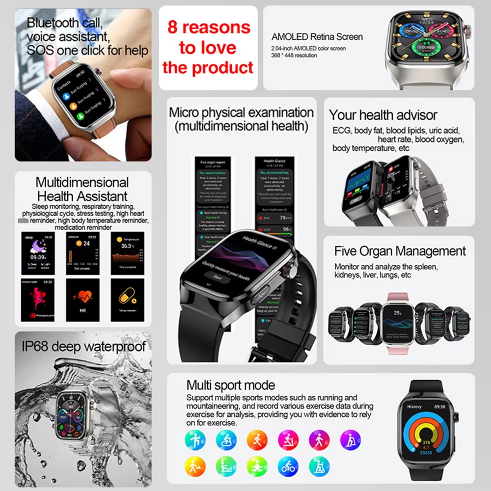 Jam Tangan Pintar Kesehatan 20 - Gmt Dual Timezone Watch ulasan dan harga
