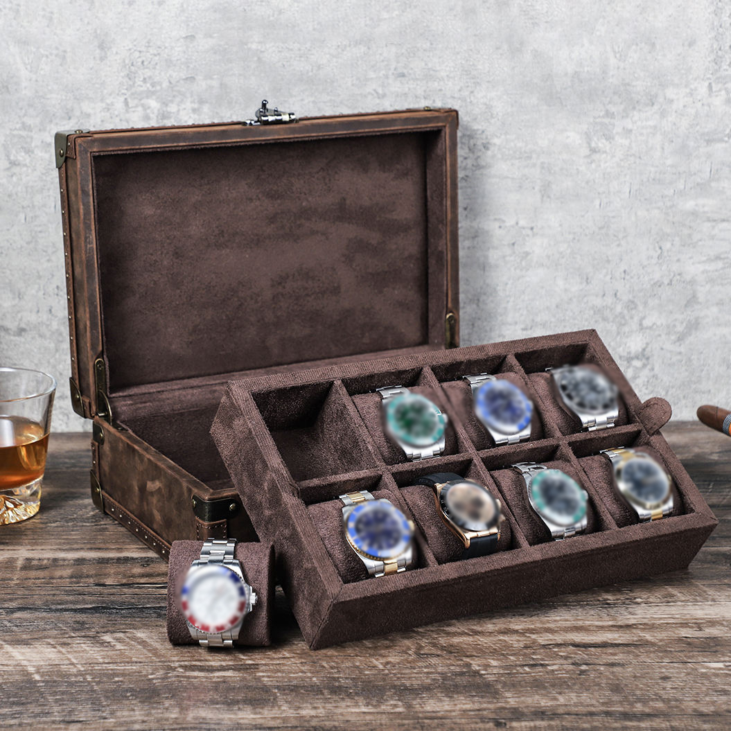 Kotak Jam Tangan Kulit Custom  - Luxury Watch Organizer ulasan dan harga