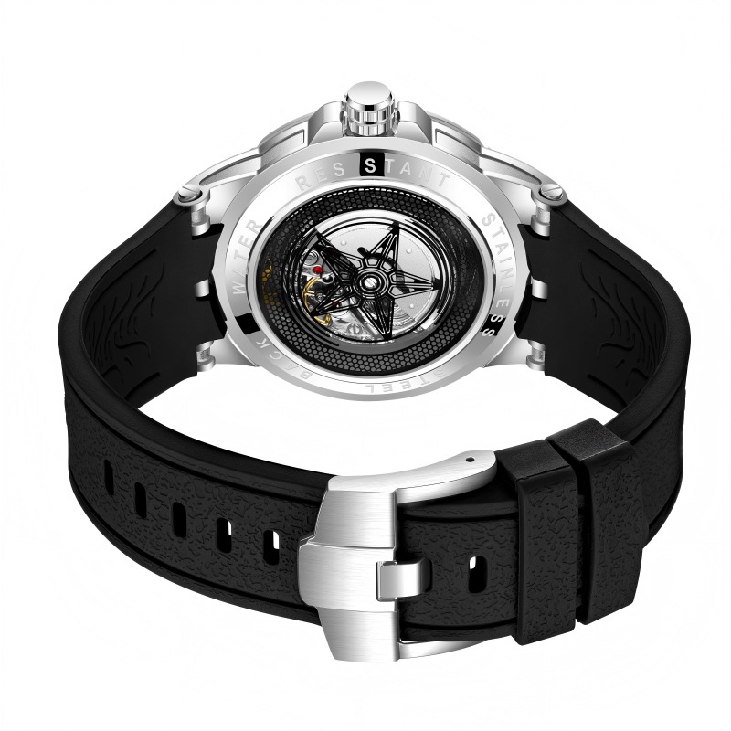 Jam Tangan Kuarsa 3D Kreatif J - Luxury Watch Rubber Strap ulasan dan harga
