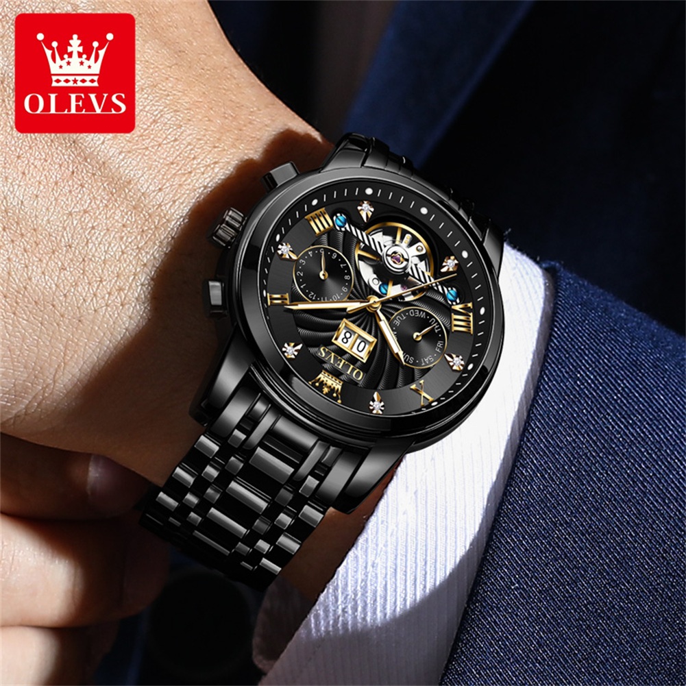 OLEVS jam tangan otomatis penu - Rolex Watch Datejust ulasan dan harga