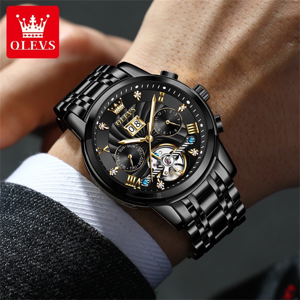 OLEVS jam tangan otomatis penu - Rolex Watch Datejust ulasan dan harga