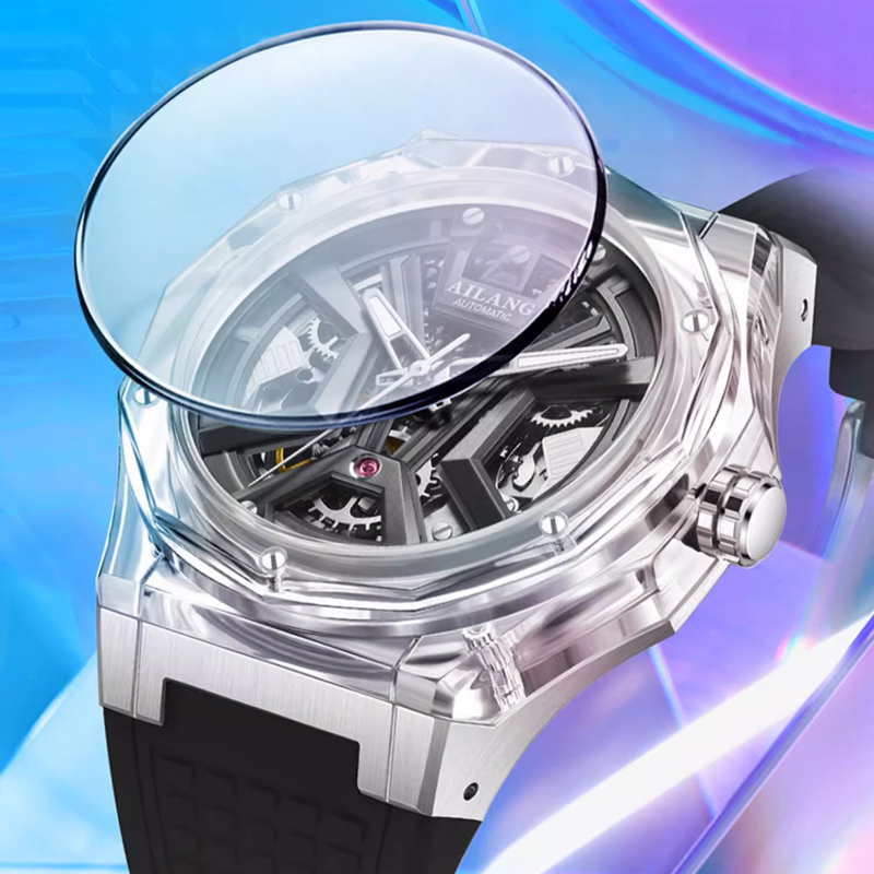 AILANG Jam Tangan Mekanis Pria - Luxury Watch Rubber Strap ulasan dan harga