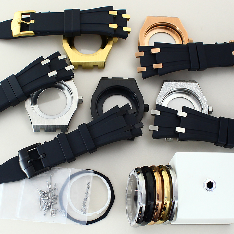 Keperakan 41mm jam tangan pria - Luxury Watch Rubber Strap ulasan dan harga
