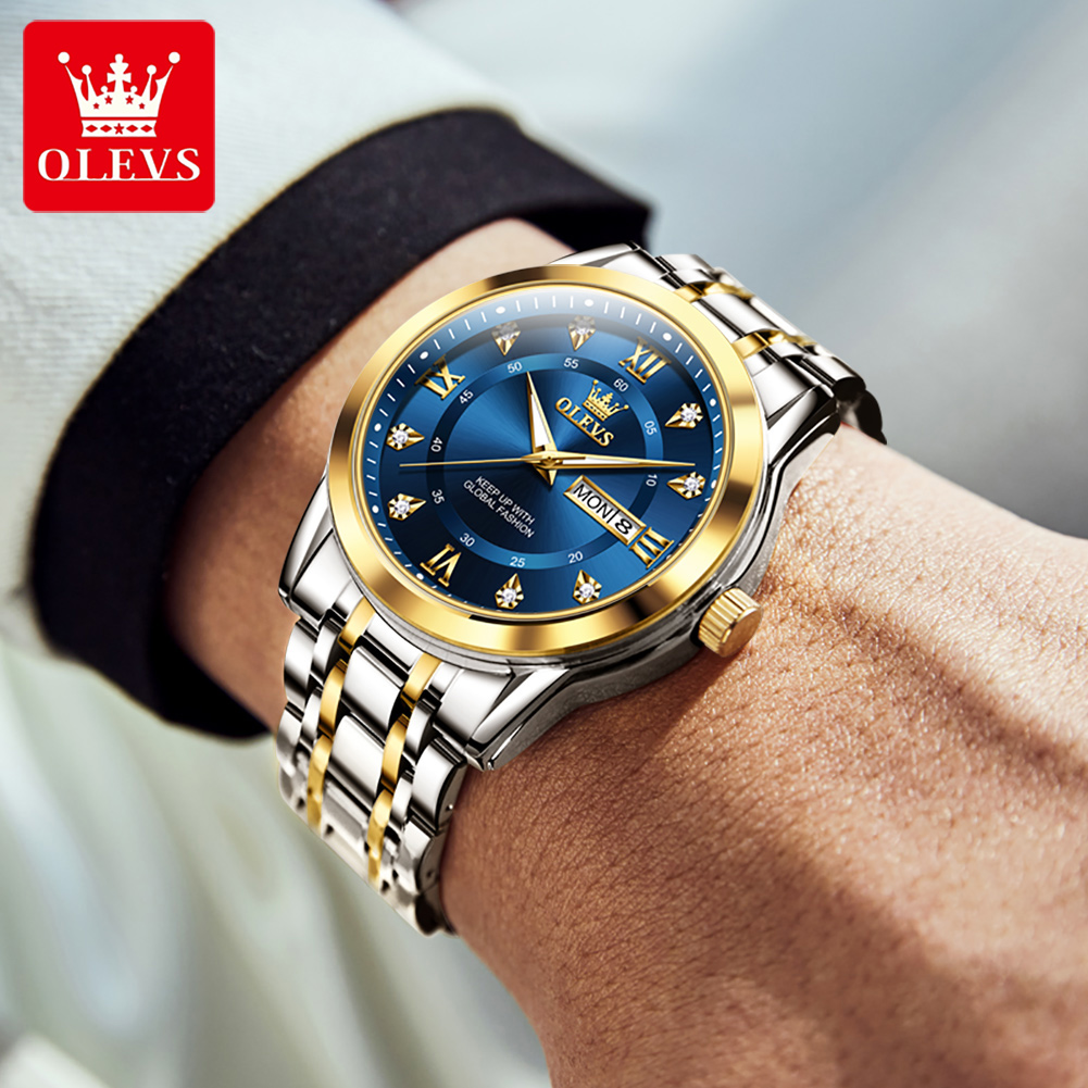 OLEVS Jam Tangan Pria Modis Be - Luxury Watch Quality ulasan dan harga