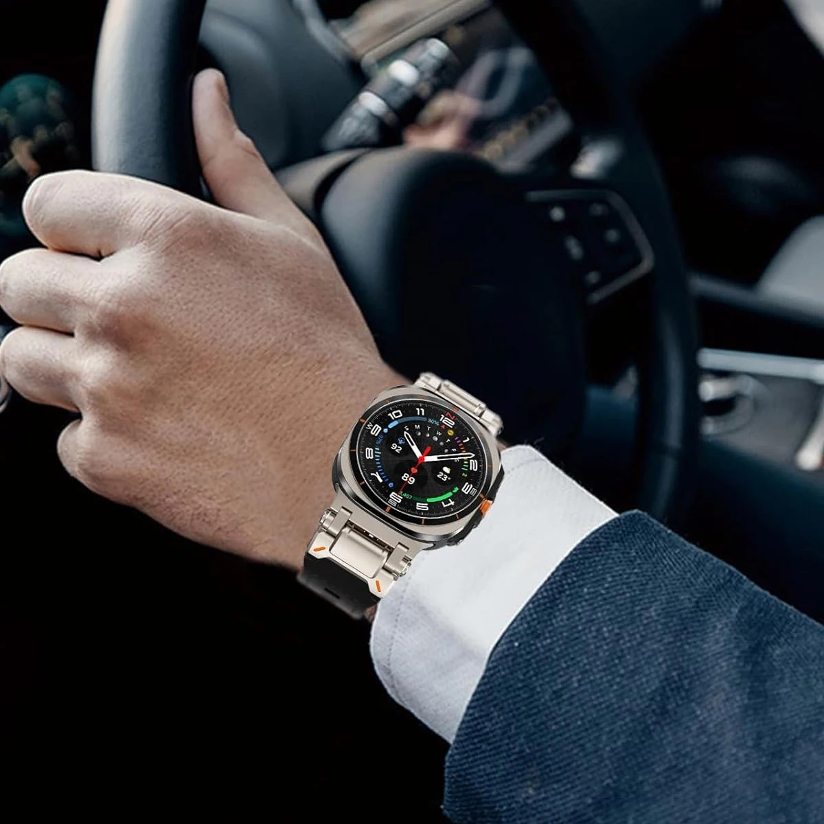 Tali Kulit Mewah untuk Samsung - Luxury Watch Galaxy ulasan dan harga
